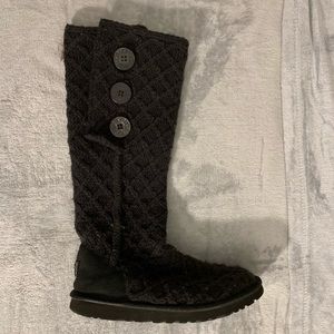 Black Lattice Uggs